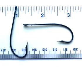 Mustad 33637b 1 000 Size 4/0 Blue Sproat Worm Hooks