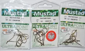 Mustad 33862np-br 3 Packs Slow Death Hooks Live Bait Etc... Size 1