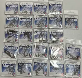 Mustad 34007ss-04 210 Mixed 34007 - 92611 92661 3407stainless/ni Oshaughnessy Hooks
