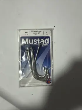 Mustad 34091-dt-8/0-5 Oshaughnessy 34091-dt 8/0 Pack Of 5 Mustad 34091-dt-8/0-5 Oshaughnessy 34091-dt 8/0 Pack Of 5