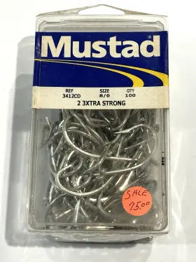 Mustad 3412-cd 3412cd Duratin Needle Eye Hook 100 Pack 8/0 Free Shipping Mustad 3412-cd 3412cd Duratin Needle Eye Hook 100 Pack 8/0 Free Shipping