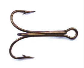 Mustad 3551-br-16-5 3551 Classic Treble Standard Strength Fishing Hooks 16 Bronze Mustad 3551-br-16-5 3551 Classic Treble Standard Strength Fishing Hooks 16 Bronze