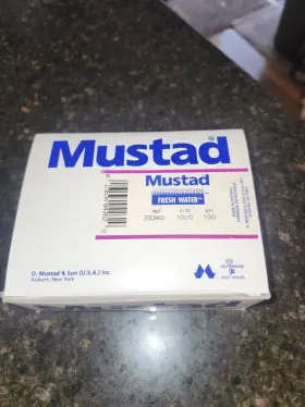 Mustad 39960dt-100 Lot 33340 Size 10/0 Fresh Water Fishing Made In Norway Mustad 39960dt-100 Lot 33340 Size 10/0 Fresh Water Fishing Made In Norway