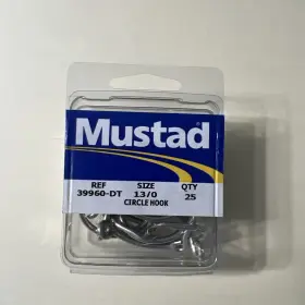 Mustad 39960dt-130 25 39960dt Duratin Size 13/0 Circle Hooks Saltwater