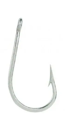 Mustad 7691s-ss-9/0-10 Southern And Tuna Hook Forged Knife Edge Point Ringed