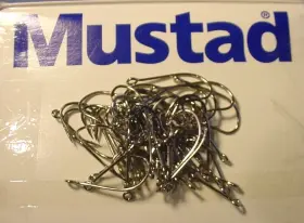 Mustad 91707n 50 3/0 Kvd Oshaughnessy Spinnerbait Mold And Trailer Hook Silver