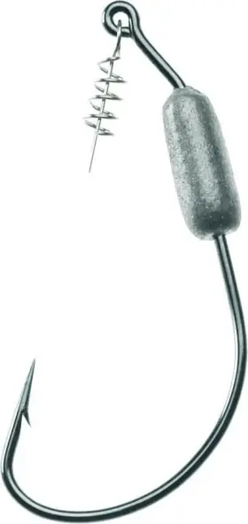 Mustad 91768s116-5/0-3u Ultrapoint Power Lock Plus Weighted Spring