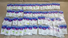 Mustad 92647 Vintage Pro Select Bait Hooks Lot Of 64 Packs - Made In Norway 2 4 6 1/0
