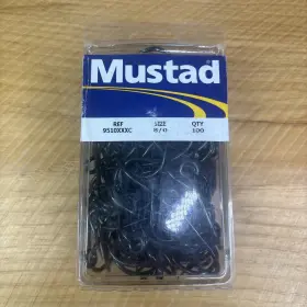 Mustad 9510xxxc Size 8/0 Fishing Hooks 100pc Nos Mustad 9510xxxc Size 8/0 Fishing Hooks 100pc Nos