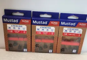 Mustad Ajig01-mg-1/4-3a Alpha Point A-tak Ned Head Jigs 1/0 1/4oz Green Jig Heads New 9 Pieces Mustad Ajig01-mg-1/4-3a Alpha Point A-tak Ned Head Jigs 1/0 1/4oz Green Jig Heads New 9 Pieces