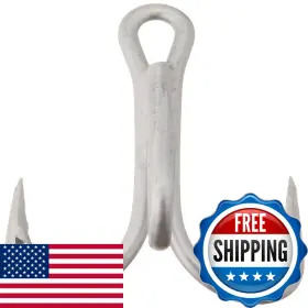 Mustad B00fpr1fos Treble Hook 5x Strong - Durasteel 5/0 9430-ds-5/0-25 Mustad B00fpr1fos Treble Hook 5x Strong - Durasteel 5/0 9430-ds-5/0-25