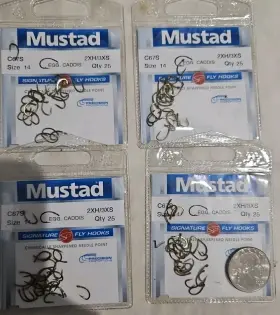 Mustad Fishing Hooks C67s 100 Signature Egg Caddis Fly Fish 2xh/3xs Size 14 Mustad Fishing Hooks C67s 100 Signature Egg Caddis Fly Fish 2xh/3xs Size 14