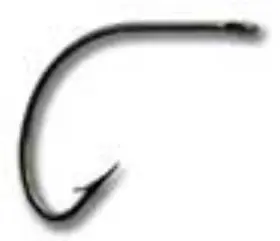 Mustad Hooks 023534084155 Wide Gap Hook Bronze 100ct Size 2