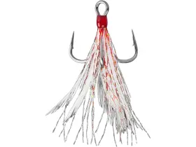 Mustad Itg76f-rt-2-2a In-line Triple Grip Red Tinsel 2