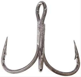 Mustad Tg76np-bn-1/0-11u Kvd Elite Triple Grip Treble 2x Short 1x Strong 1/0