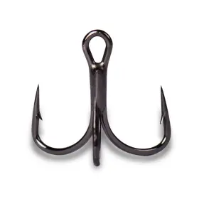 Mustad Tg76np-bn-1-6u Triple Grip Treble Hooks 2x Short 1x Strong Black Nickel Pack Of 6 Mustad Tg76np-bn-1-6u Triple Grip Treble Hooks 2x Short 1x Strong Black Nickel Pack Of 6