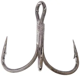 Mustad Tg76np-bn-8-11u Kvd Elite Triple Grip Treble 2x Short 1x Strong 8 Black Nickel