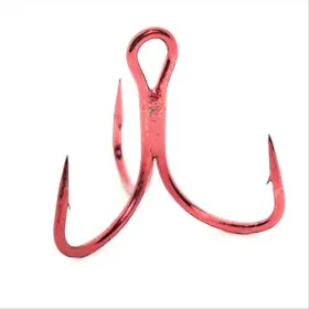 Mustad Tg76np-rb-2-6u Kvd Elite Triple Grip Treble 2x Short 1x Strong- Red 2 Mustad Tg76np-rb-2-6u Kvd Elite Triple Grip Treble 2x Short 1x Strong- Red 2