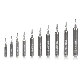 Muunn 755713376354 10 Pack Tungsten Skinny Drop Shot Weights Fishing Sinkers