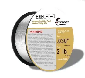 N A 731722097886 Gasless Flux Cored Welding Wire Stainless Steel E308lfc-o. 030-diameter 2
