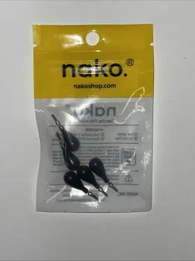 Nako 974333902185 1/4 Oz Tungsten Barrel Weights Black - 5 Pack Nako 974333902185 1/4 Oz Tungsten Barrel Weights Black - 5 Pack