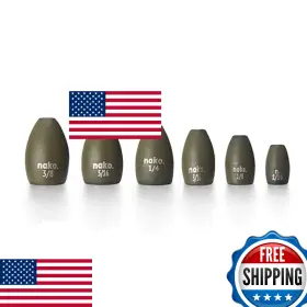 Nako. B09tqr85m7 Tungsten Flipping Weights 3/8 Oz Green Pumpkin 10-pack Fishing Sinkers Nako. B09tqr85m7 Tungsten Flipping Weights 3/8 Oz Green Pumpkin 10-pack Fishing Sinkers