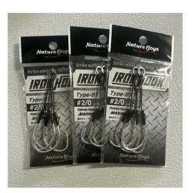 Nature Boys Ihst-20 Iron Hook Type-st Double Assist Hooks 2/0 2-pack Nature Boys Ihst-20 Iron Hook Type-st Double Assist Hooks 2/0 2-pack