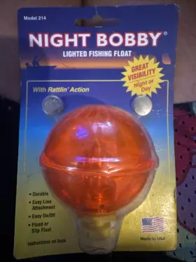 Night Bobby Tv320710 Lighted Fishing Float With Rattlin Action