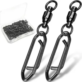 Ningbo Yongmiao Yuju Co. Ltd. 313094227216 Fishing Power Clips Ball Bearing Swivels Quick Change Speed