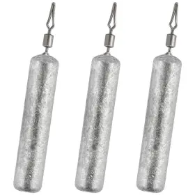 No 438289623366 Fishing Weights 1/8 Lead Skinny Sinkers With Barrel Swivels Cylinder