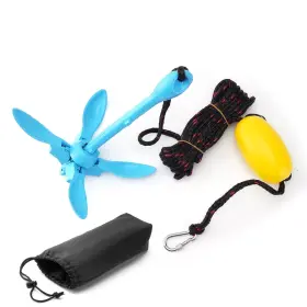 No 740170348044 3.5 Lb Paddle Board Anchor Kit Kayak With 30 Ft Rope And Buoy