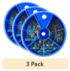 Nobrand 05010w-001 3 Pack Eagle Claw Hook Swivel And Sinker Assortment Nobrand 05010w-001 3 Pack Eagle Claw Hook Swivel And Sinker Assortment