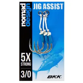 Nomad Design 351482000042 N Jigging Assist Super Strong Bkk Hooks With Heavy Duty Solid Rings And C