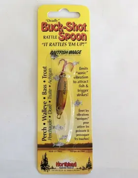 Northland 084948568129 Tackle Buck Shot Rattle Spoon Hook 1/4 Northland 084948568129 Tackle Buck Shot Rattle Spoon Hook 1/4