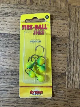 Northland 084948672314 Tackle Fire Ball Sting N Jig Hook 1/8 Fb3-5-1015 Parakeet - B-18 Northland 084948672314 Tackle Fire Ball Sting N Jig Hook 1/8 Fb3-5-1015 Parakeet - B-18