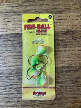 Northland 084948672666 Tackle Fire Ball Sting N Jig Hook 3/8 Fb5-4-1315 Glow Watermelon A-145