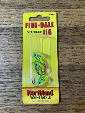 Northland 084948673250 Tackle Fire Ball Stand Up Jig Hook 1/4 -new Tiger - D73