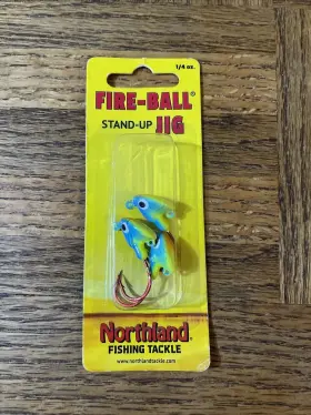 Northland 084948673274 Tackle Fireball Sting N Jig Hook 1/4 - Fbs-4-3-105 Parrot D65