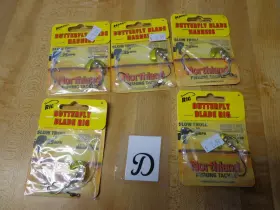 Northland Bfbr1-mg 5 Packs Butterfly Blade Rig Metallic Gold Slow Trolling Size #1 Lot D Northland Bfbr1-mg 5 Packs Butterfly Blade Rig Metallic Gold Slow Trolling Size #1 Lot D