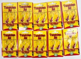 Northland Tebj4-411 Lot Of 10 Tungsten Jig 2-pack 1/4oz Metpur Pink New Northland Tebj4-411 Lot Of 10 Tungsten Jig 2-pack 1/4oz Metpur Pink New