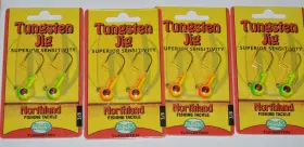 Northland Tebj5-1015 4 Packs Tungsten Jigs Ballhead Jig Parakeet And Sunrise 3/8oz