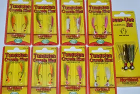 Northland Teckf2-108 9 Packs Tungsten Crappie King Panfish Jig Fly Assortment 1/16oz Northland Teckf2-108 9 Packs Tungsten Crappie King Panfish Jig Fly Assortment 1/16oz