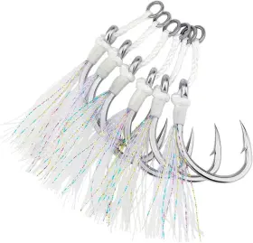 Ocean Cat 445020898856 Assist Hooks Wasp Glow Jigging Jigs Slow Fast Fall Size 5/0 7/0 Ocean Cat 445020898856 Assist Hooks Wasp Glow Jigging Jigs Slow Fast Fall Size 5/0 7/0