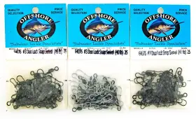 Offshore Angler 726439650769 #3 Duo Lock Snap Swivel 40lb Test 75pc Lot Made In Usa 64076 Offshore Angler 726439650769 #3 Duo Lock Snap Swivel 40lb Test 75pc Lot Made In Usa 64076
