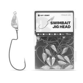 Ojydoiiiy 754191445071 Ojy&doiiiy Weighted Texas Rig Hooks Weedless Swimbait Jig Heads For Bass Fis