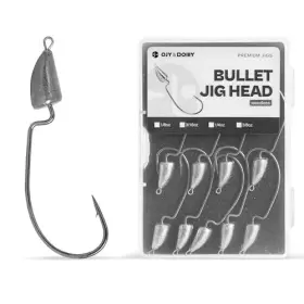 Ojydoiiiy 754191685361 Weedless Darter Swimbait Jig Heads Bullet Style Weighted Ewg Offset Hooks Fo