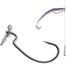Ojydoiiiy 762744172114 30pcs Swivel Drop Shot Hooks Ewg Style - Quick-clip Assorted Size Hook Ojydoiiiy 762744172114 30pcs Swivel Drop Shot Hooks Ewg Style - Quick-clip Assorted Size Hook