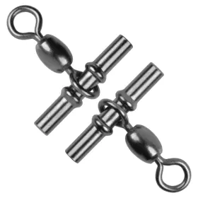 Orootl 727380840926 Fishing Cross Line 3 Way Swivel 60pcs T-shape Sleeve Swivels For Deep Drop R
