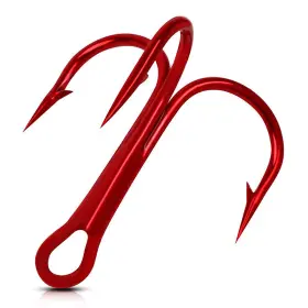 Orootl 727380841329 Fishing Treble Hooks High Carbon Steel Red Strong Orootl 727380841329 Fishing Treble Hooks High Carbon Steel Red Strong