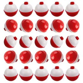 Orootl 740226079410 Fishing Bobbers Floats Hard Abs Float Round Buoy Red And Whit